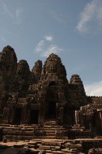 My first encounter with Angor temples.